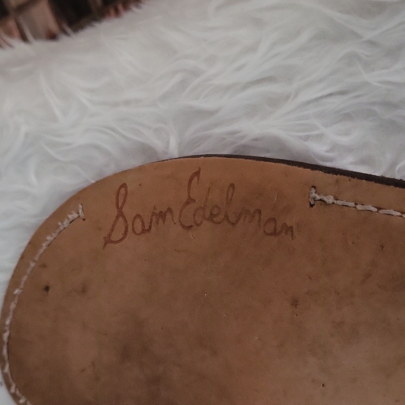 Sam Edelman  Gigi Flat Black Classic Sandals - Picture 6 of 8